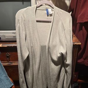 H & M Divided Cardigan Gray Sweater